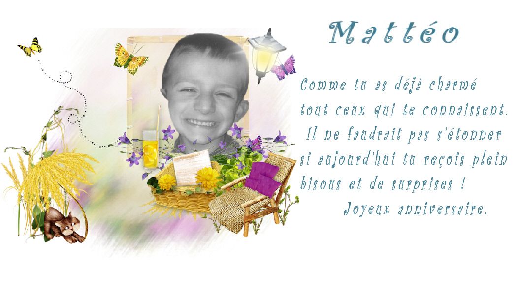 Papi Et Mamie Te Souhaite Un Joyeux Anniversaire